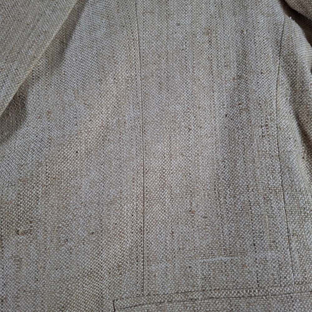 Orvis Vintage Mens 44R Sport Coat Blazer Elbow Patches Wool Linen - Picture 12 of 15